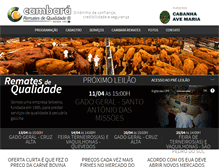 Tablet Screenshot of cambararemates.com.br